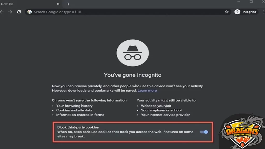 مزايا وضع التصفح المتخفي