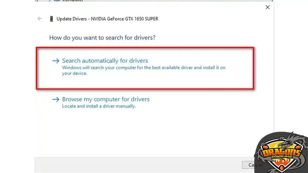 تحديث كارت الشاشة بواسطة Device Manager