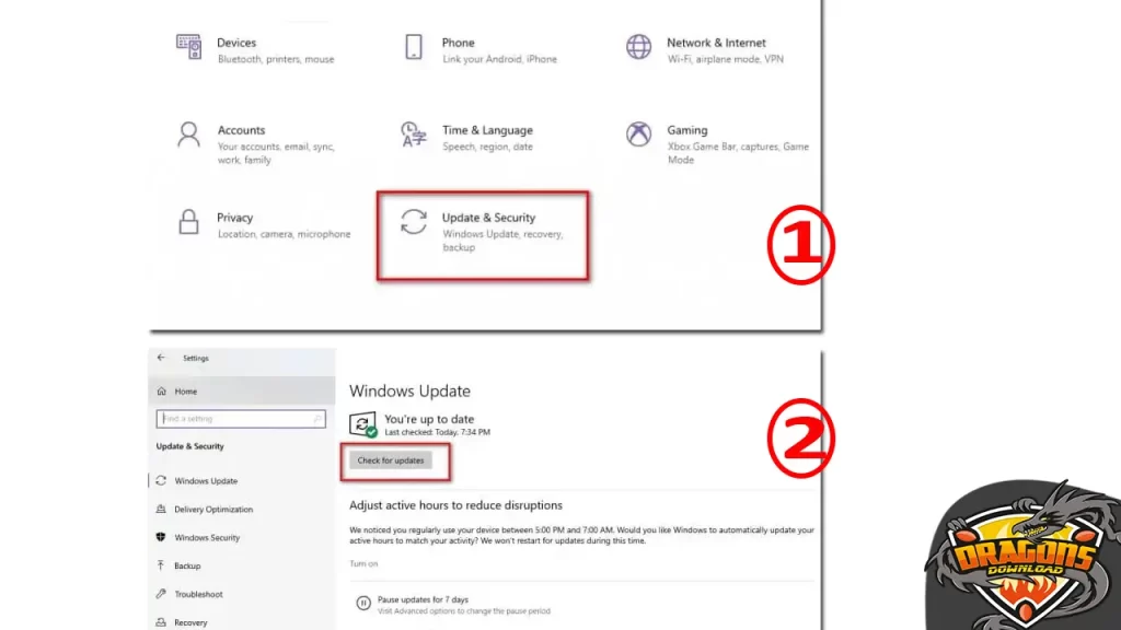 خطوات تحديث كارت الشاشة من إعدادات الويندوز