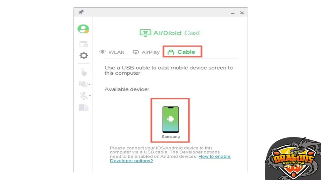 طريقة عرض شاشة الموبايل على اللابتوب باستخدام برنامج AirDroid Cast