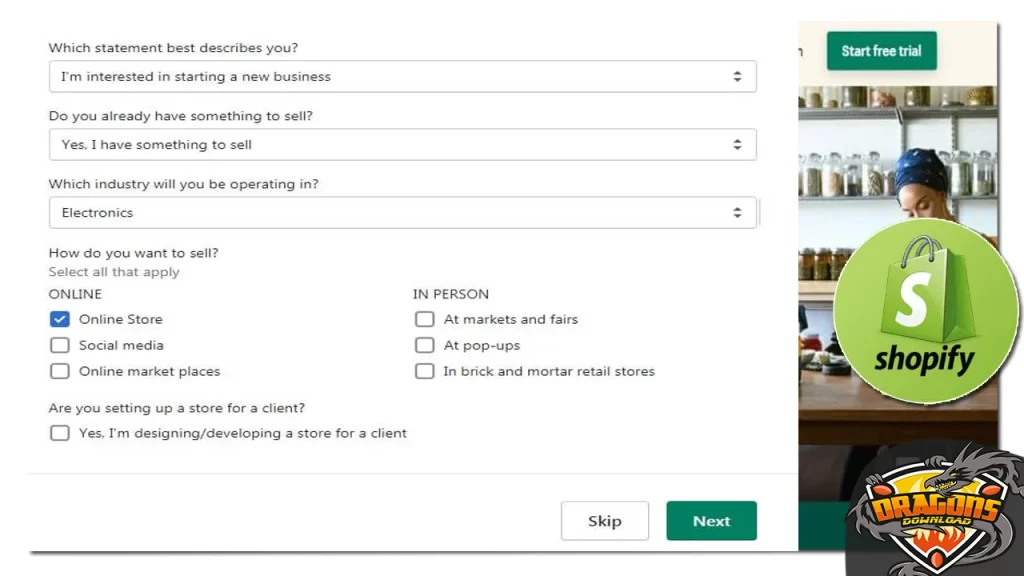 طريقة إنشاء متجر على شوبيفاي