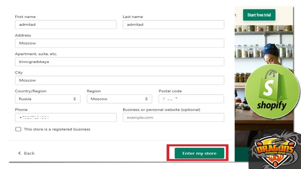 كيفية  إنشاء متجر على Shopify
