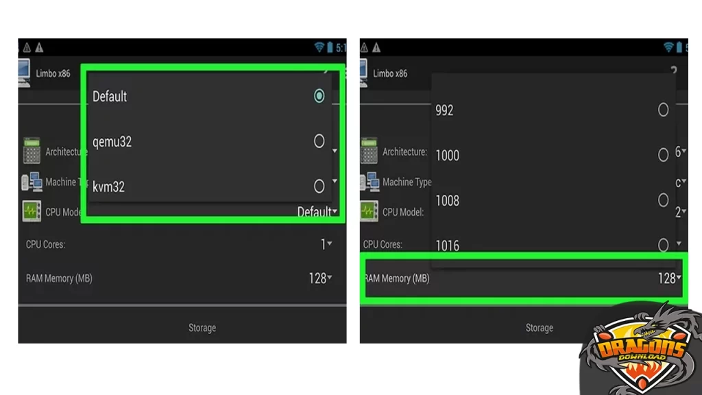 تفعيل صندوق القرص الصلب لتثبيت الويندوز على اندرويد