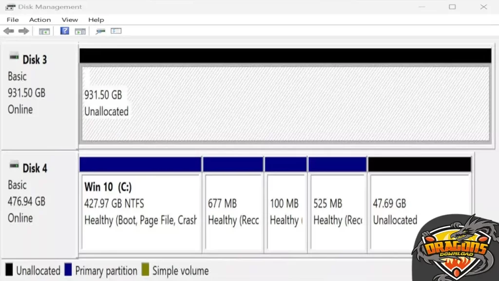 عمل فورمات للهارد ديسك الجديد